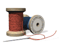 Image of Thread Spools and Needle 