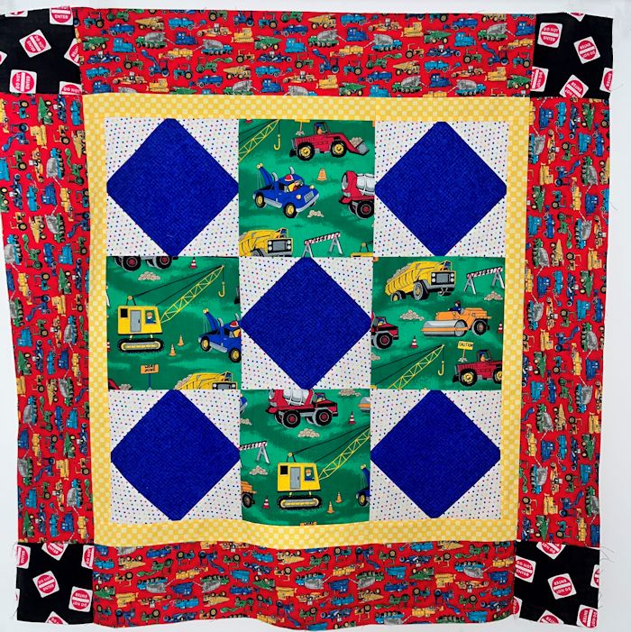 Construction Crew II Baby Quilt
