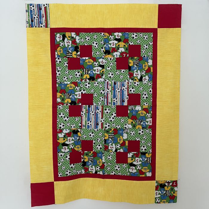 Play Soccer Baby Quilt