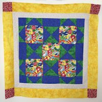 Baby Turtles I Baby Quilt