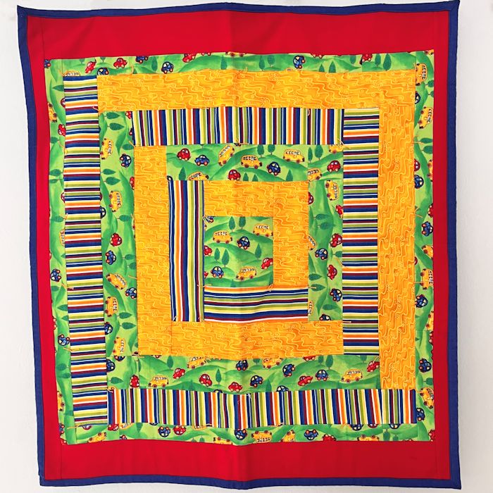 School Bus II Baby Quilt